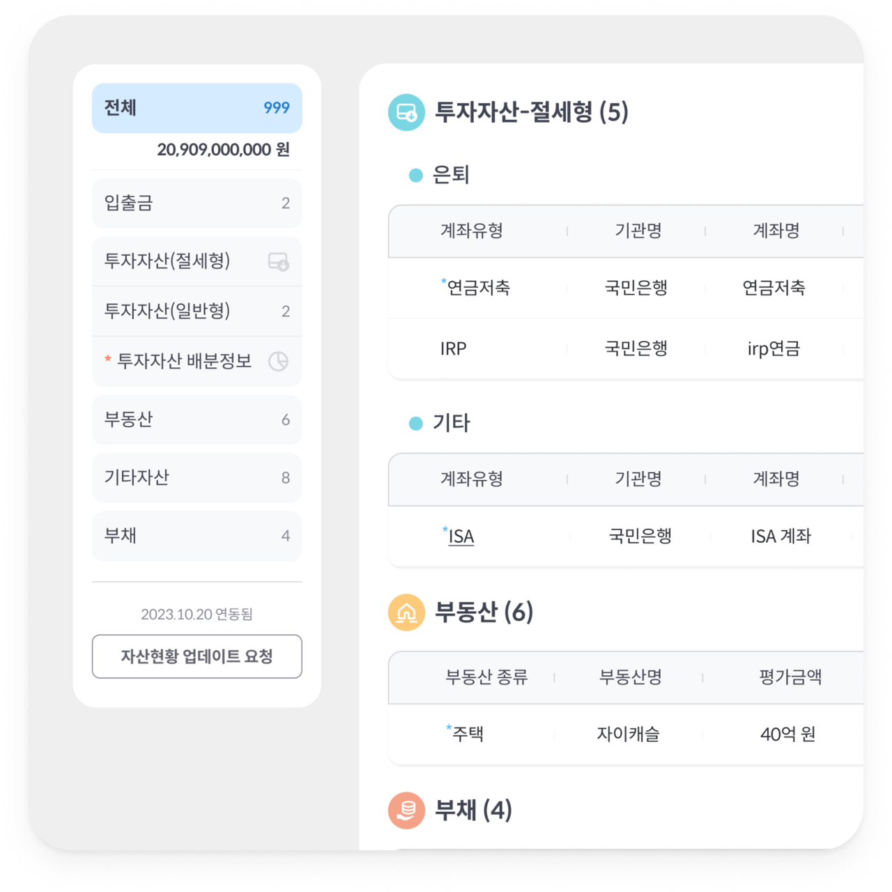 자산 통합